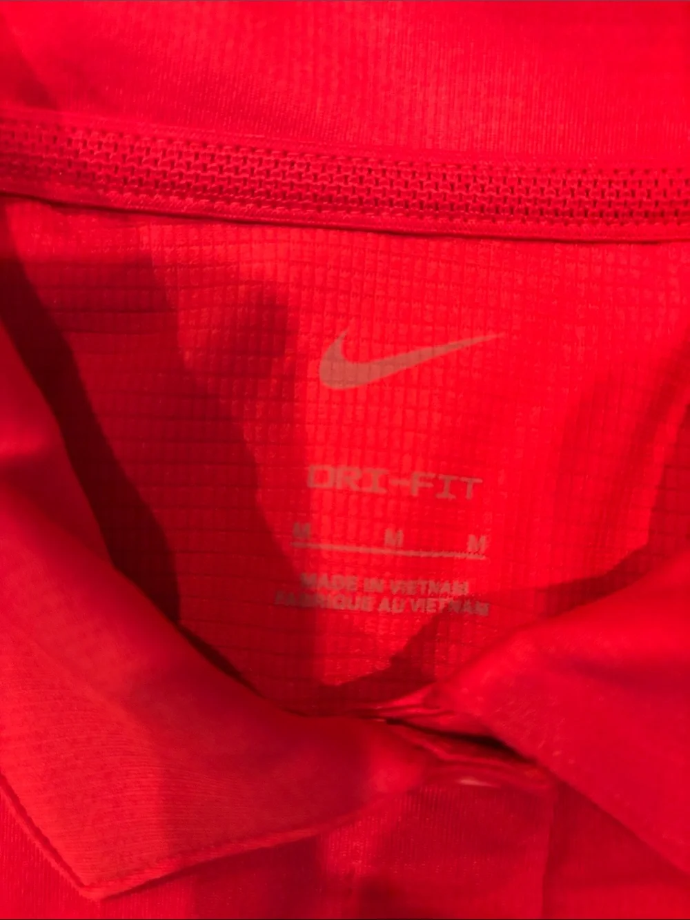 Women’s Nike Bright Red Polo with White Swoosh - MLB All star game